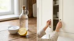 Jak správně odstranit mastnotu z kuchyňských skříněk pomocí jedlé sody